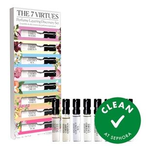 NIB THE 7 VIRTUES Perfume Layering Discovery Sampler Set